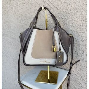 Marc Jacobs Satchel in Cream and Brown